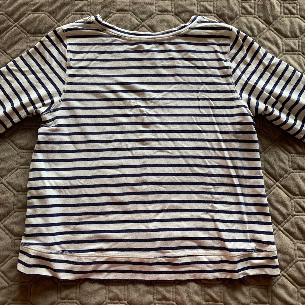 Stella & Dot Stripped, Zipped Pullover